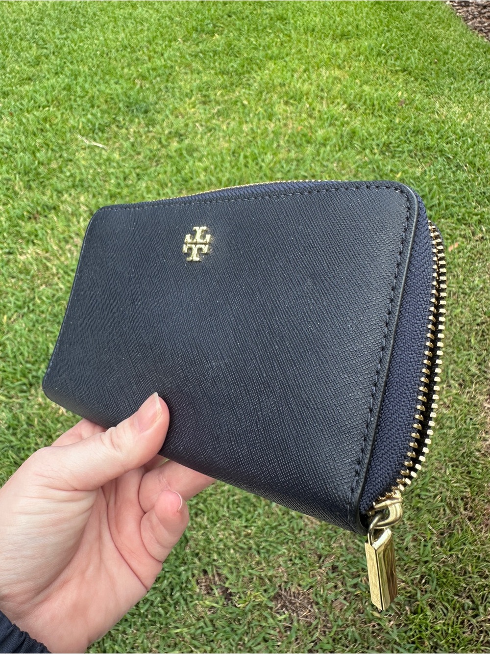 Tory Burch Wallet with Gold Accents